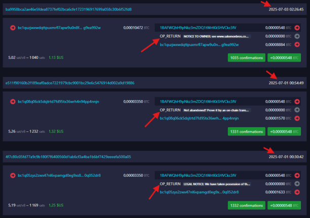 标题：2011 年沉睡的钱包转出 8 万枚 BTC，链上隐藏信息暗示重大比特币危机 image 2