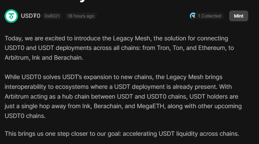 Tether dan TON Percepat Likuiditas USDT dengan Integrasi LayerZero Tanpa BridgeTON Semakin Terintegrasi dengan Ekosistem USDTTON Menjadi Salah Satu J image 1