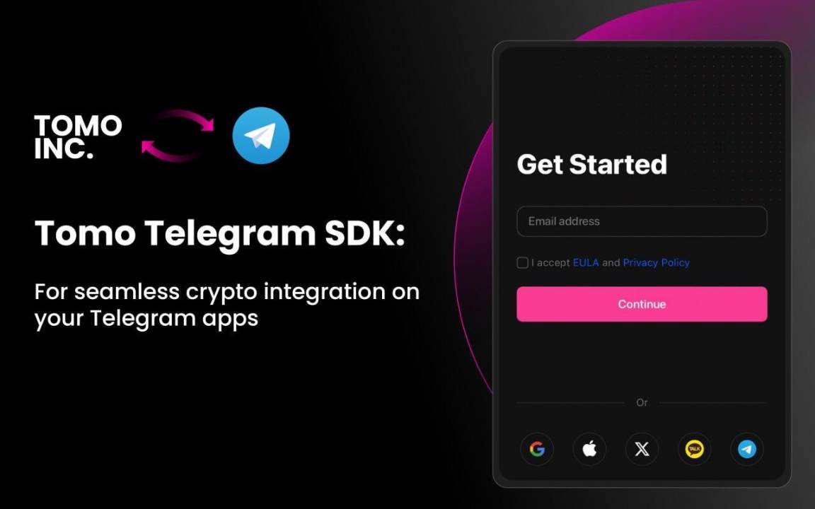 Tomo Telegram SDK：为 DApp 解锁 9 亿 Telegram 用户的钱包接入方案 image 0