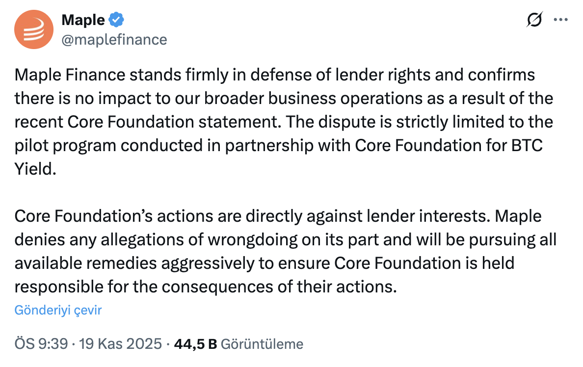 El Tribunal de Gran Caimán Prohíbe a Maple Finance Lanzar Nuevo Producto image 0