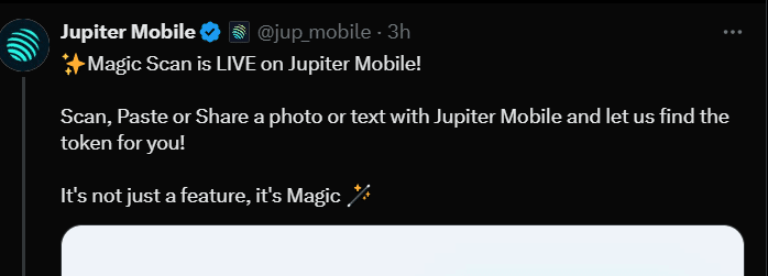 Jupiter Mobile Adds “Magic Scan” to its Mobile App