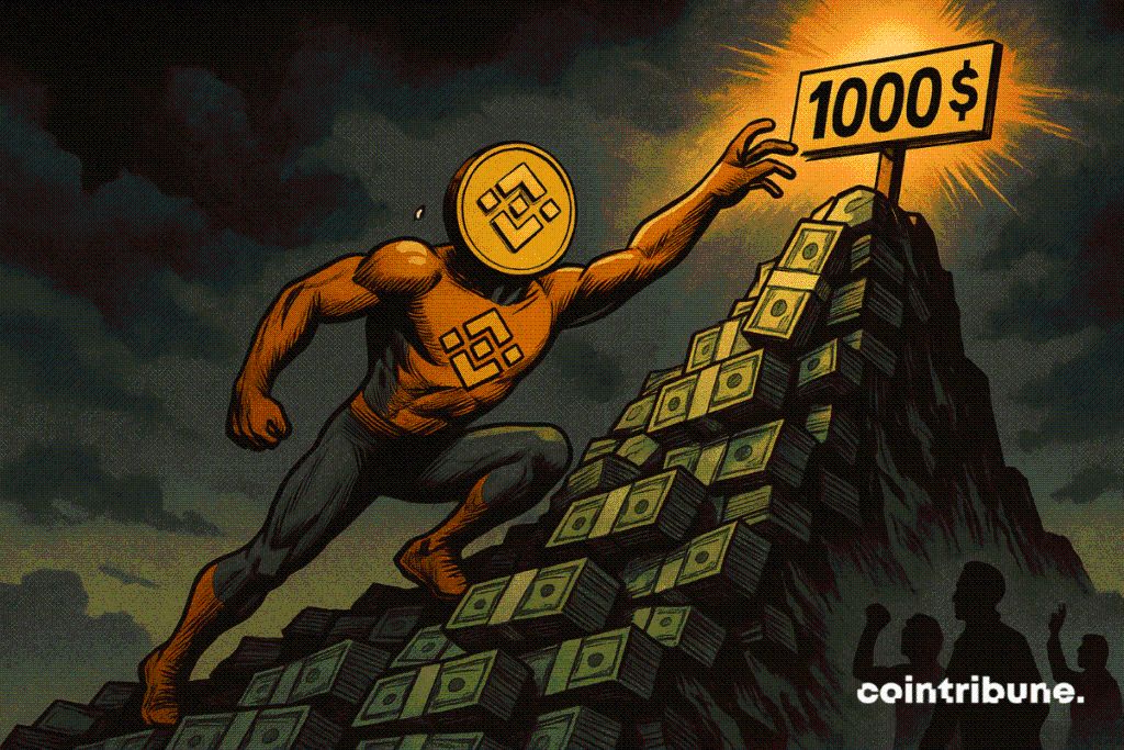 Crypto : Le BNB fonce vers les 1 000 $ image 1