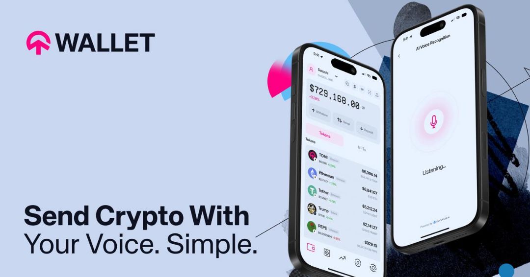 TOMI launches the first AI voice assistant embedded within a crypto wallet