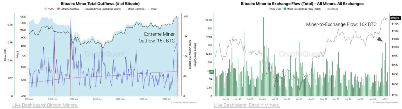 BTC inflows to exchanges hit 81K BTC as whales, miners cash in on rally