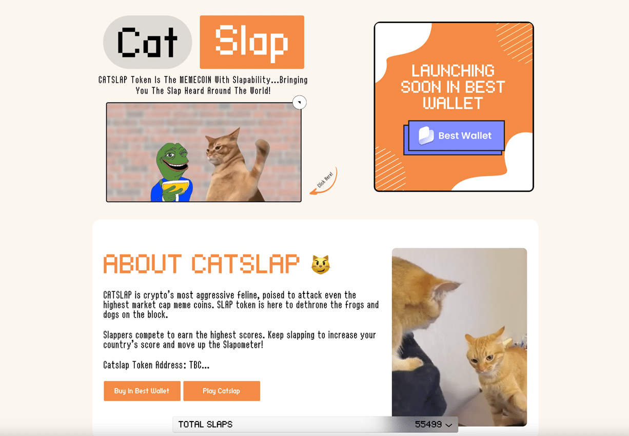 Le prix du Popcat baisse – Le lancement d’un nouveau meme coin, CatSlap, devient viral image 1