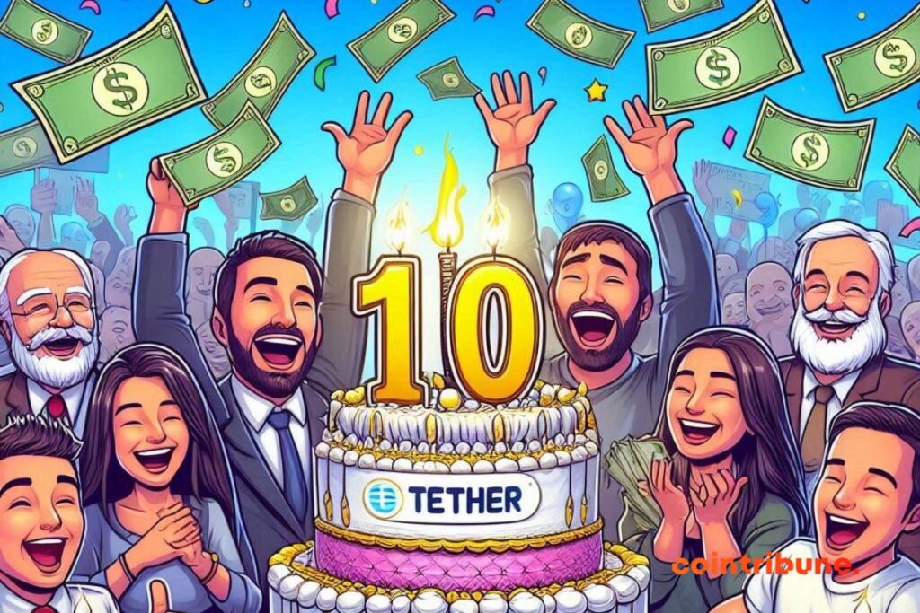 Crypto - 10 ans que Tether lutte contre l’instabilité financière et ça se fête ! image 1