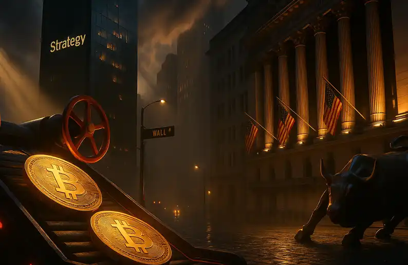 Is the reason for bitcoin's recent decline that Strategy is no longer "aggressively buying"?