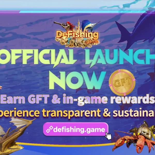 A incubadora MEETLabs lançou hoje o grande jogo blockchain de pesca em 3D "DeFishing"