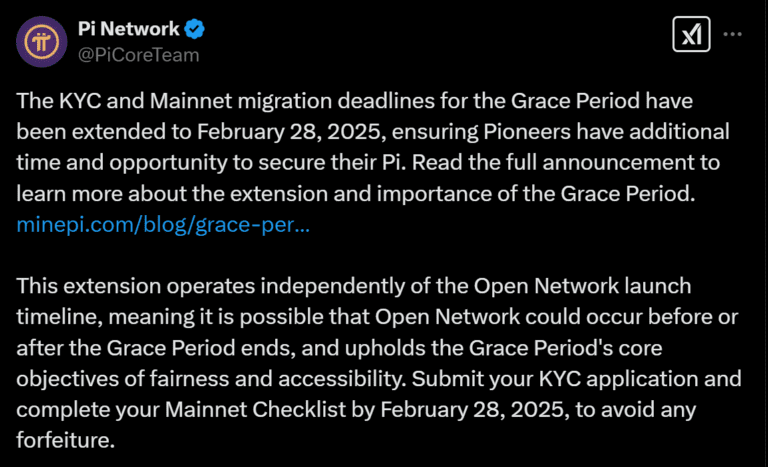 Pi Network verlegt den Start des Mainnets auf den 28. Februar image 0