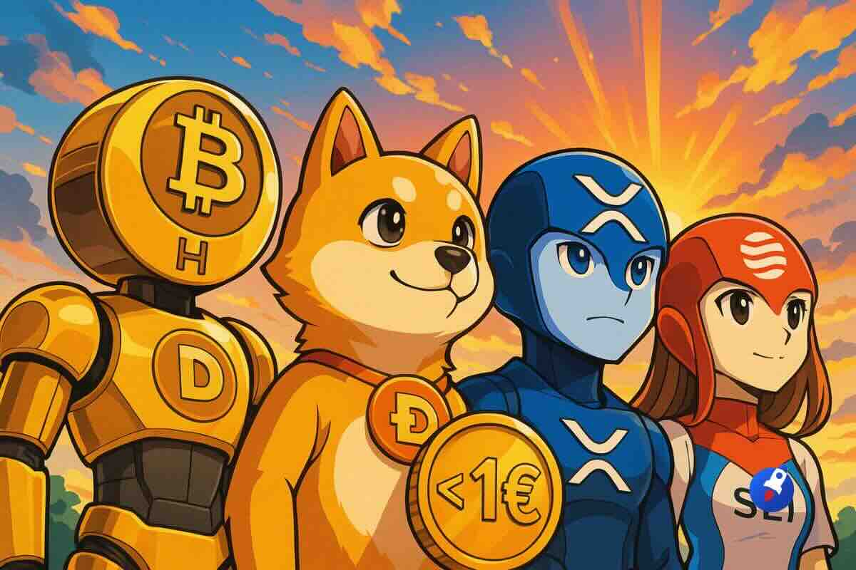 Les 4 meilleures crypto à moins de 1 euro à acheter avant 2026