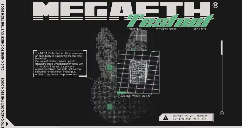 MegaETH上线测试网，一文教你领水撸毛生态dApp image 0