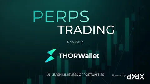 THORWallet y dYdX se asocian para llevar el trading perpetuo descentralizado a miles de traders de spot