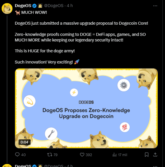 Dogecoin se prepara para un upgrade con contratos de Ethereum image 1