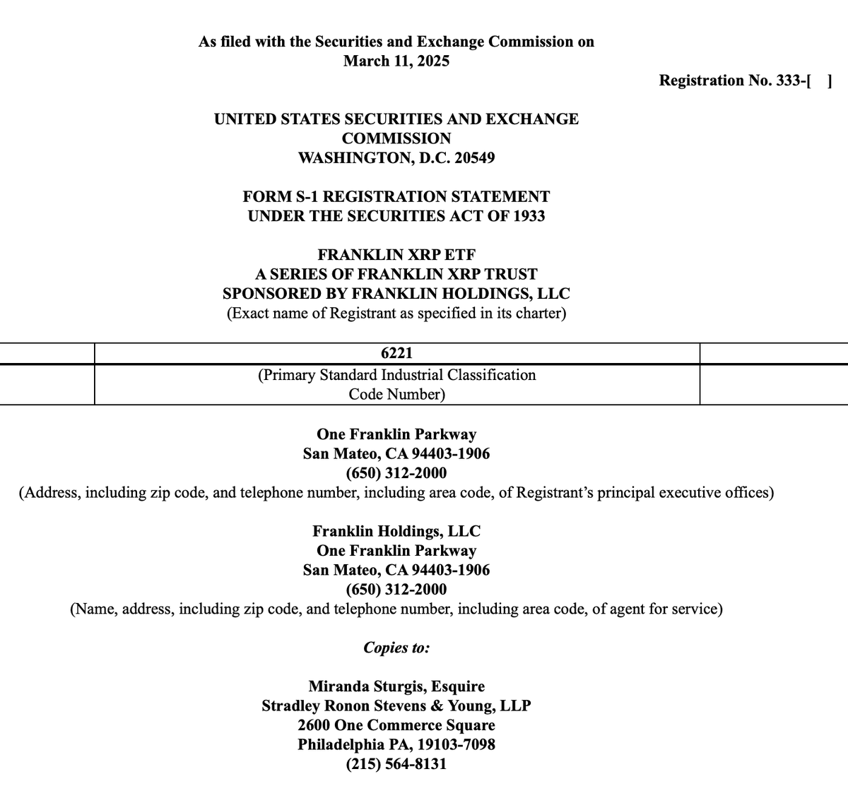 Дебют Franklin XRP ETF совпадает с критическим уровнем XRP в $2,15 image 1