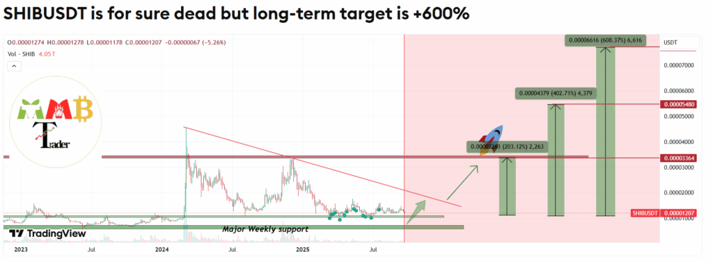 Analyst Warns Shiba Inu Market “Dead” Despite Outlining 600% Rally Potential image 0
