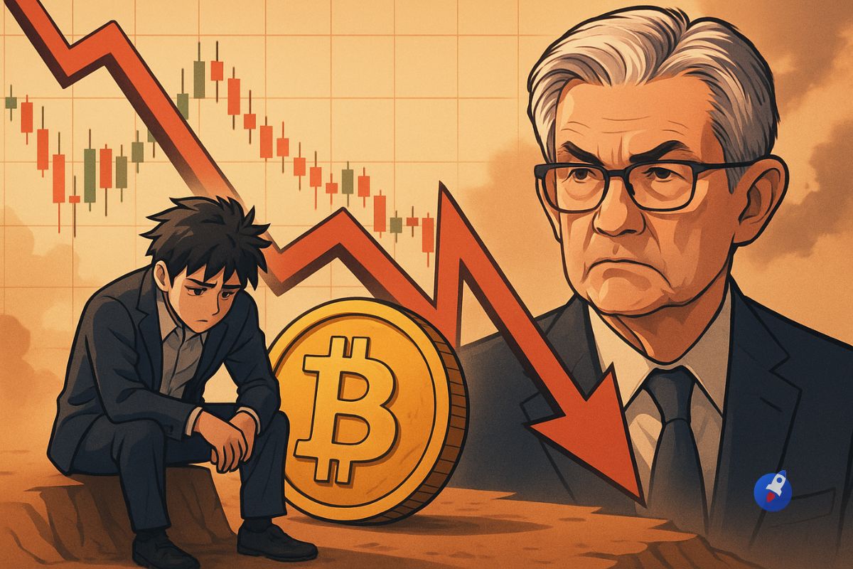 Bitcoin cloué au sol : La Fed hawkish met la pression sur les cryptos avant Jackson Hole image 0