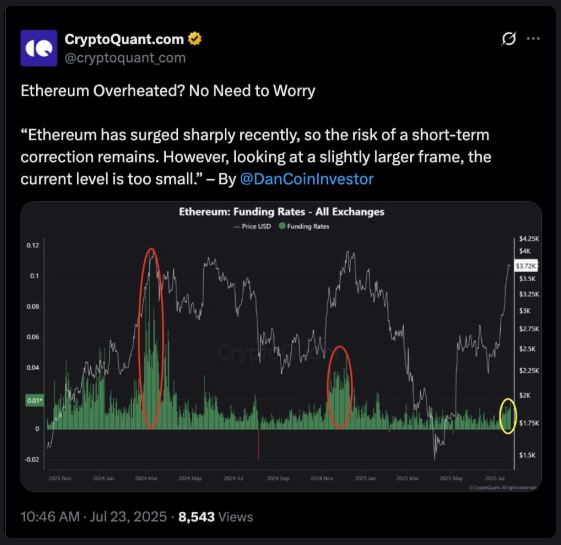 Ethereum gana impulso: ¿podría superar la barrera de los 5000 dólares pronto? image 1