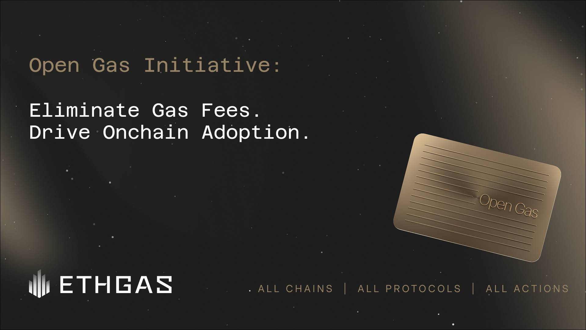 ETHGas triển khai Sáng kiến Open Gas Initiative, thúc đẩy Ethereum đến tương lai không cần gas image 0
