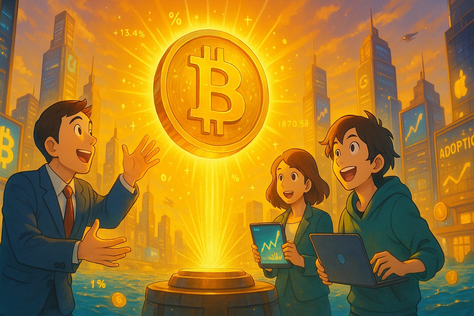 Adoption massive du Bitcoin par les entreprises : une accélération historique image 0