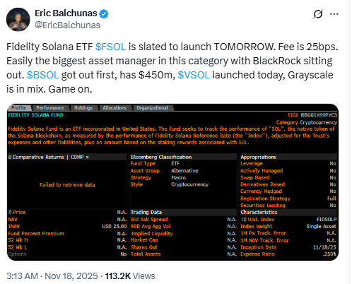 Fidelity’ning Solana ETF ishga tushdi, Grayscale esa birinchi Doge ETF tasdiqlanishiga yaqinlashmoqda image 1