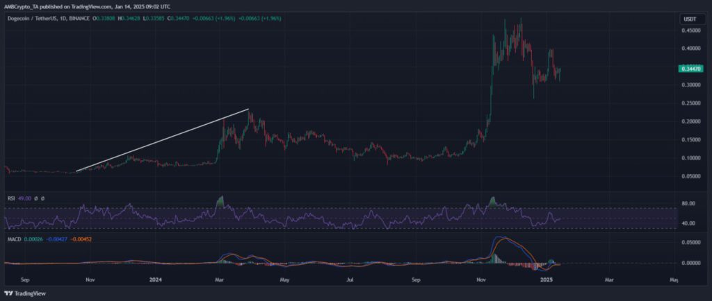 Analisis Dogecoin di Tahun 2025: Tantangan yang Menghadang dan Faktor Pendukung image 0