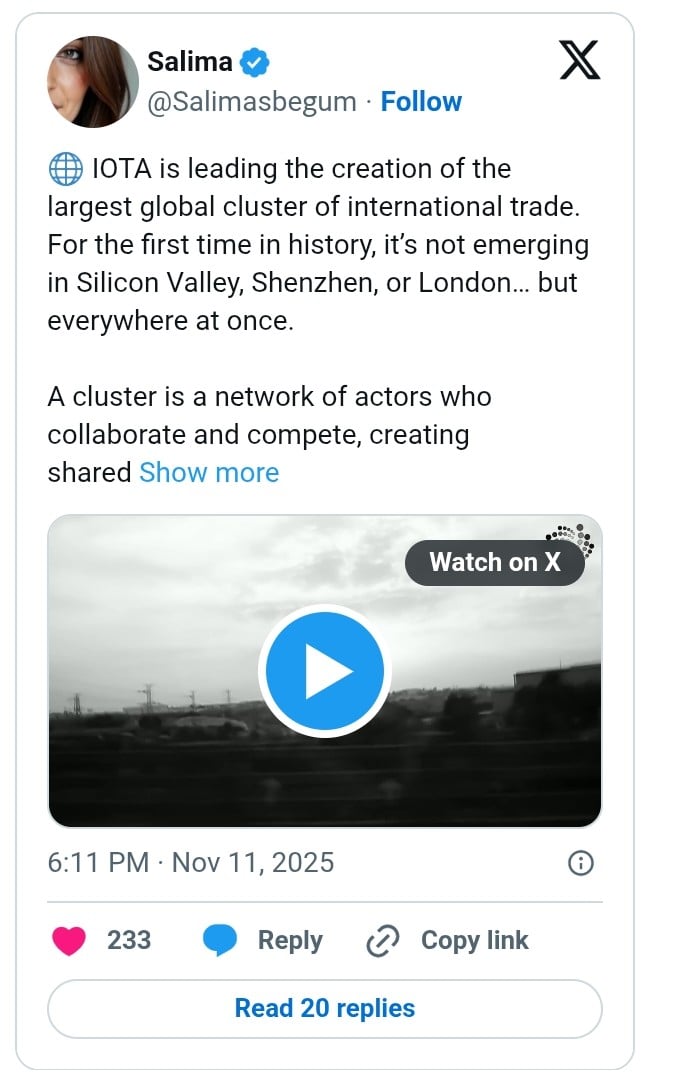 IOTA mène la création du premier cluster commercial mondial décentralisé image 0