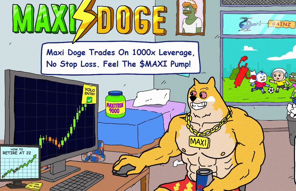 Krypto Presale News: Wenn Doge schwächelt, kommt Maxi – Warum $MAXI mehr ist als ein Meme Coin image 0