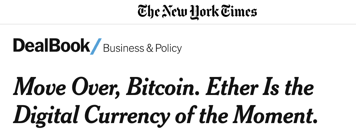 Ethereum was close to flipping Bitcoin in 2017 — then never again image 0