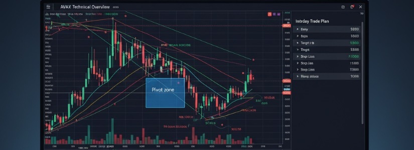 Análisis Técnico de AVAX Destaca Zonas de Pivote y Plan de Trading Intradía