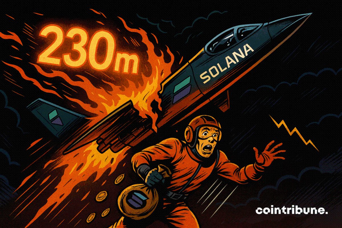 La crypto Solana flambe à 230 $, mais ses fidèles vendent en masse