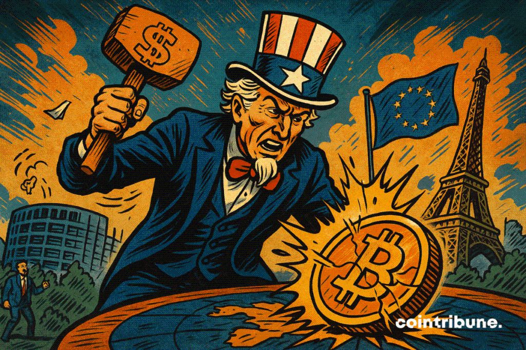 Bitcoin Hit By Fresh US-EU Trade Tensions image 1