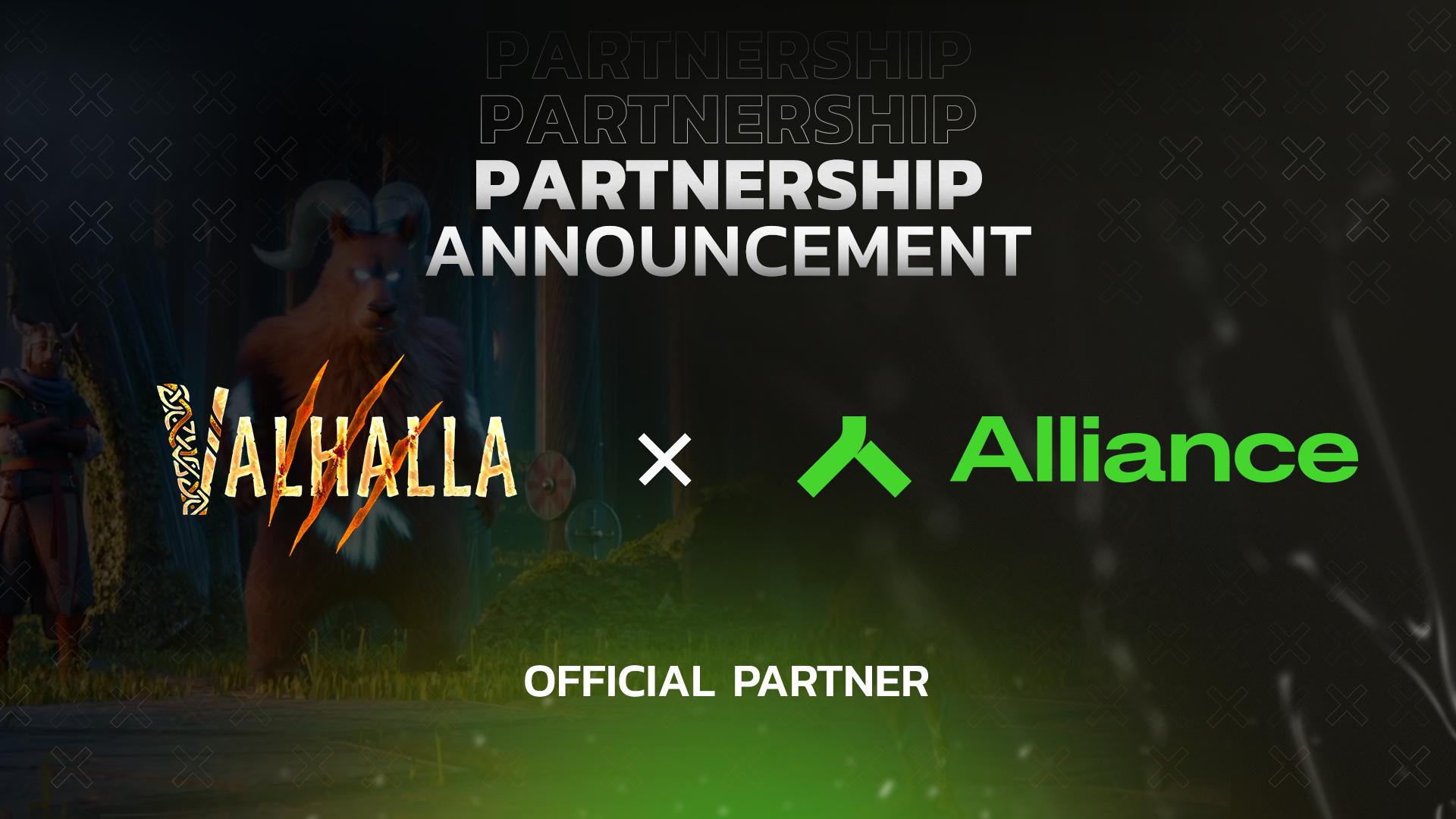 Valhalla Partners With Alliance As Official Esports Partner, Expanding Web 3.0 Gaming Horizons image 0