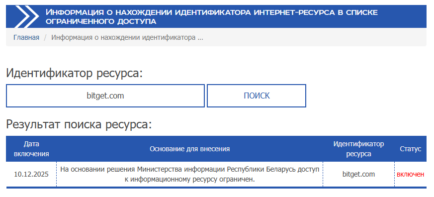 Власти Беларуси заблокировали три иностранные криптобиржи image 0
