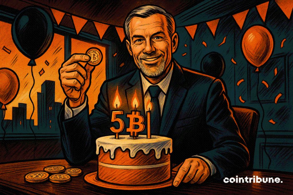 Strategy célèbre ses 5 ans d’accumulation de Bitcoin avec un achat symbolique image 1
