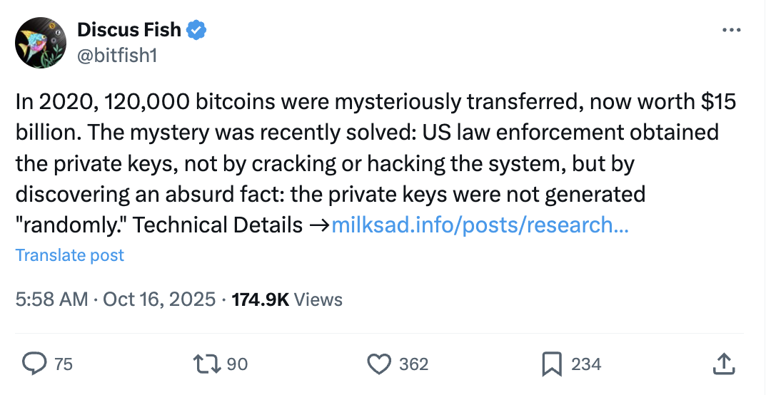 220.000 indirizzi Bitcoin a rischio: il governo degli Stati Uniti rivela un nuovo exploit image 0