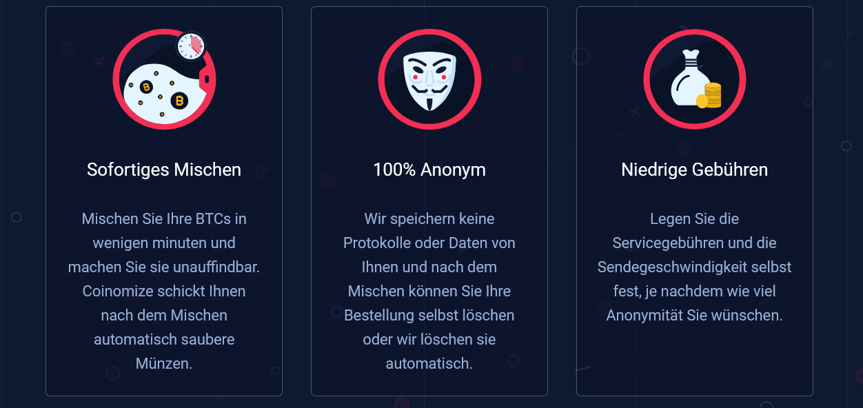 Coinomize.biz: Der führende Bitcoin Mixer und seine Funktionen image 8