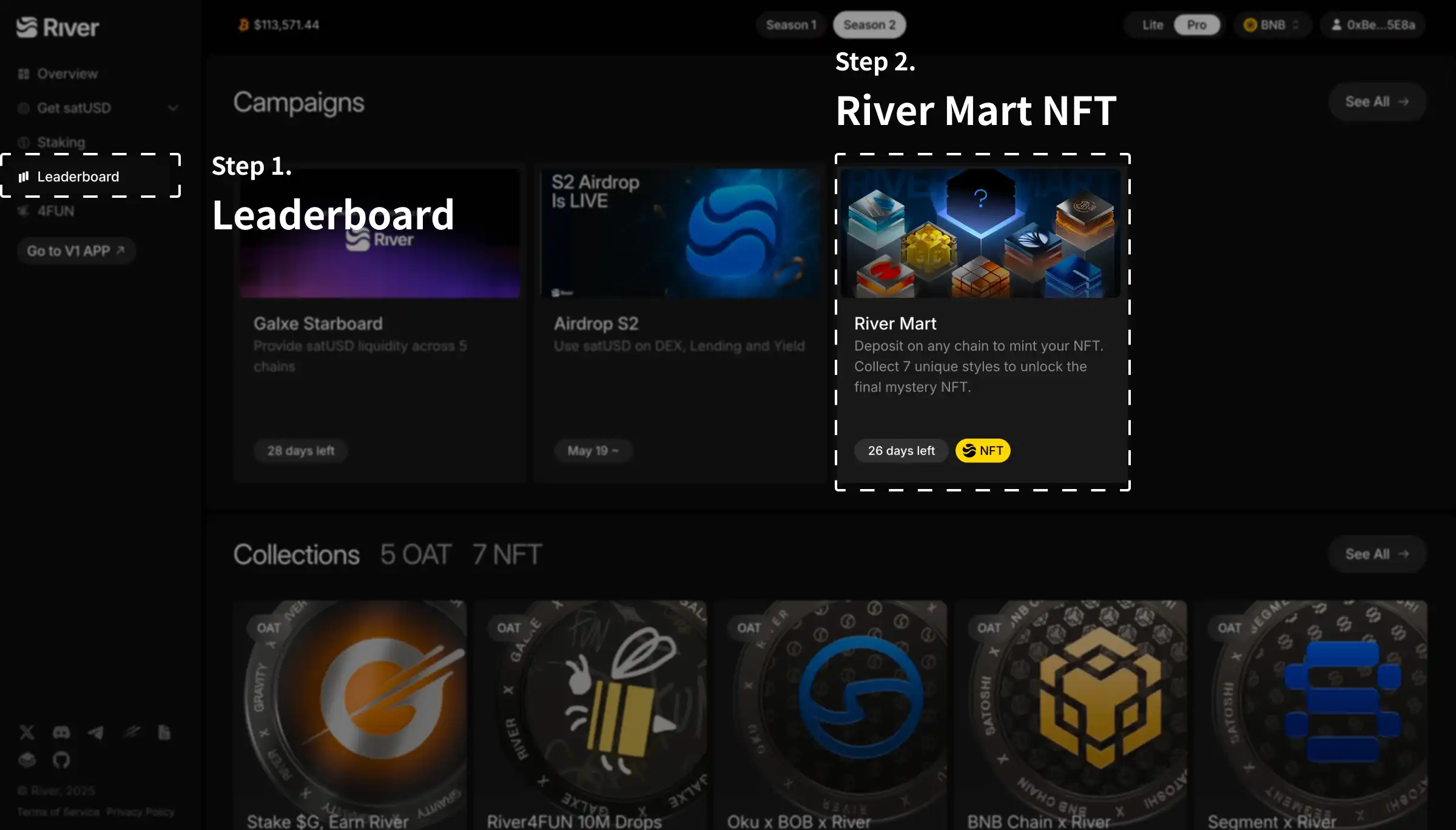 River ra mắt River Mart, nhiệm vụ NFT chuỗi chéo đầu tiên, bước vào giai đoạn cuối (Hướng dẫn đầy đủ) image 7