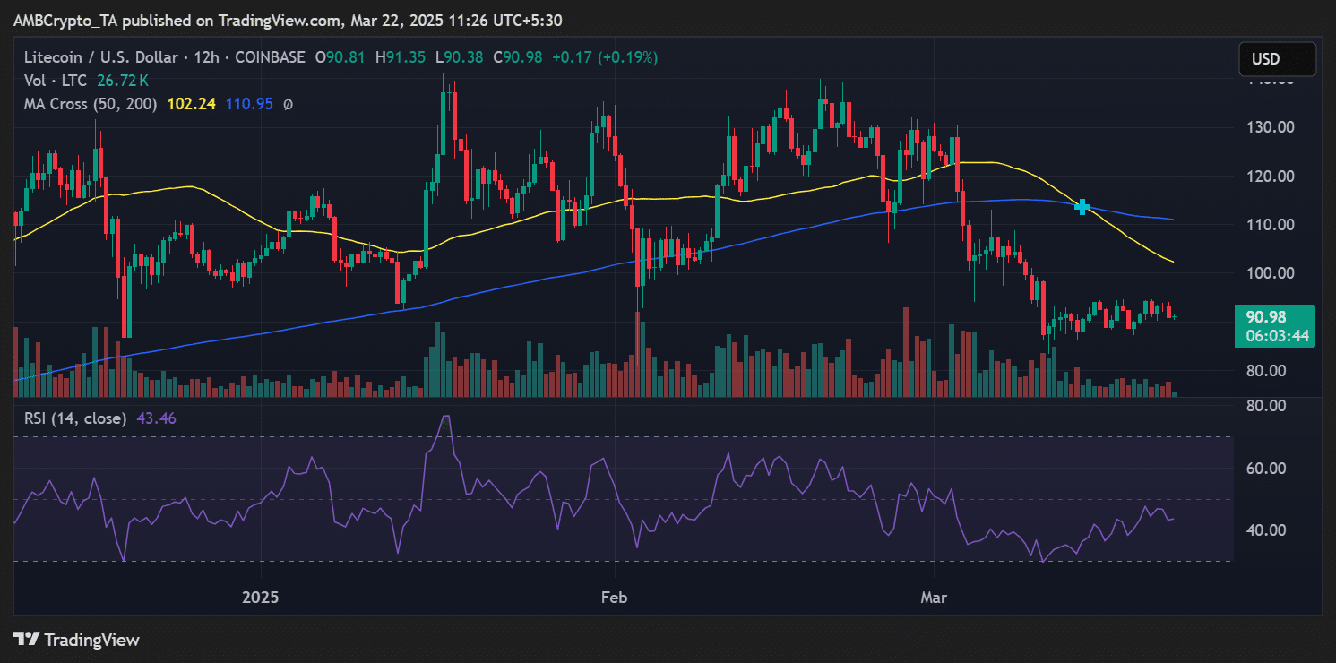 Litecoin Shows Strong Long-Term Holding Patterns Amid Short-Term Profitability Concerns