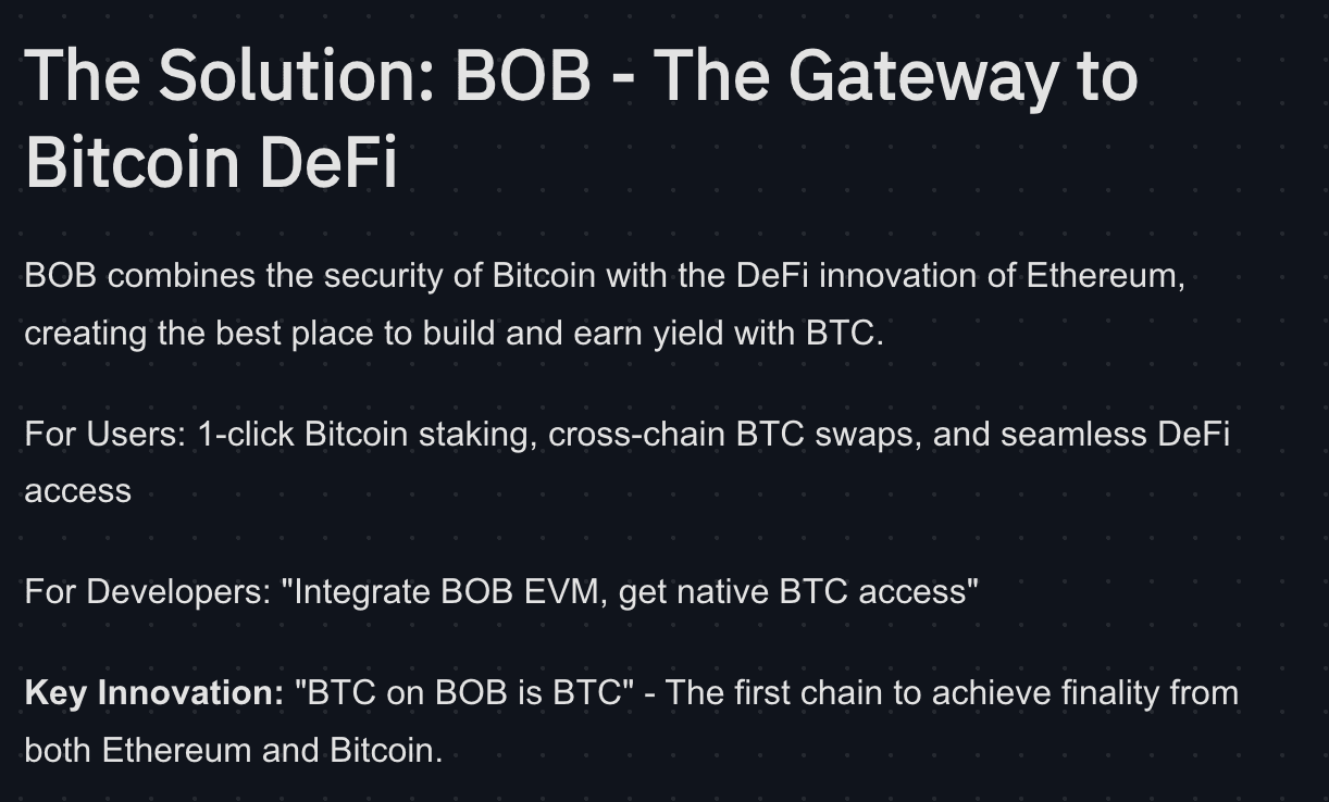 BOB Token Goes Live: Launch Details for Build on Bitcoin's Native Token image 0