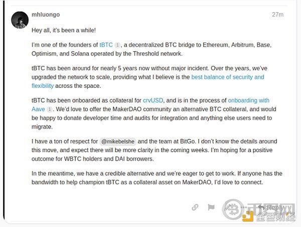WBTC陷信任危机 tBTC能否趁势而起 image 8