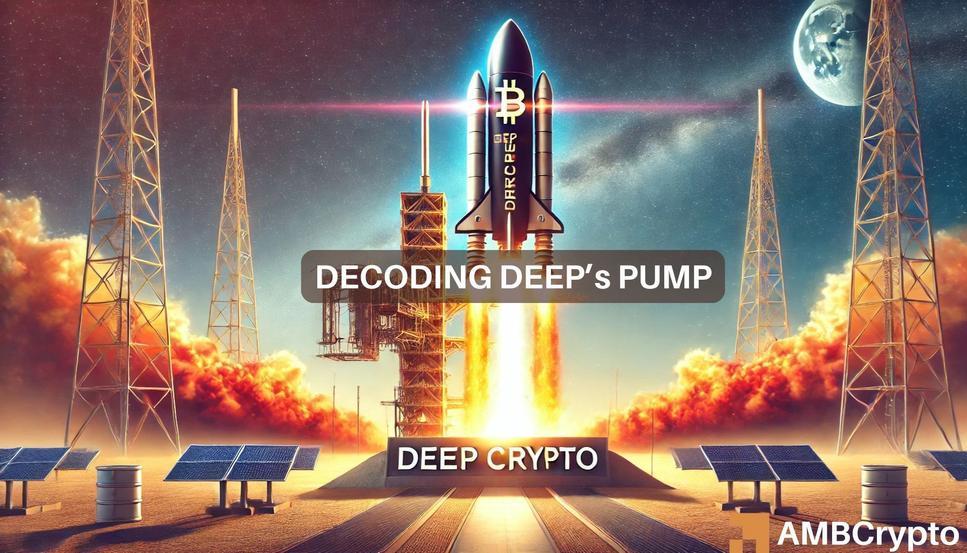 DEEP加密货币在7天内激增550%：是什么推动了这一激增？