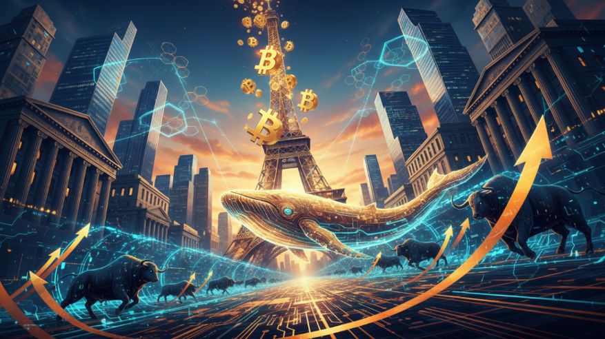 法国BTC储备大招引爆囤币狂潮:机构巨鲸蜂拥而至,牛市倒计时启动?