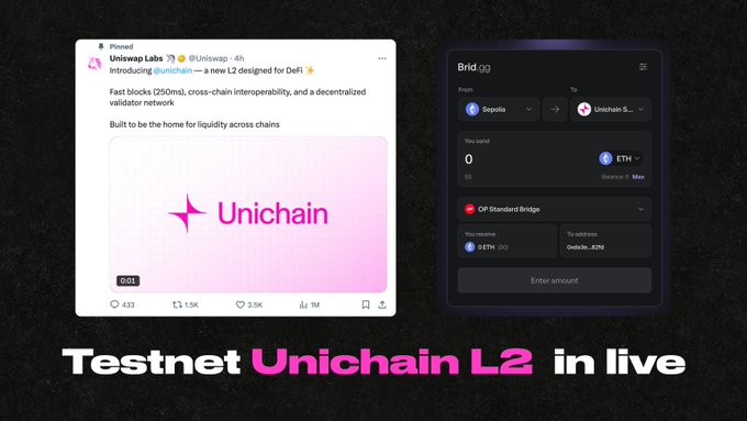 Uniswap 推出 Unichain L2 测试网，主网有望年内上线 image 0