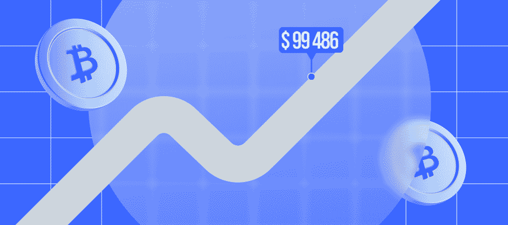 Цена Bitcoin практически достигла $100 тыс. image 0