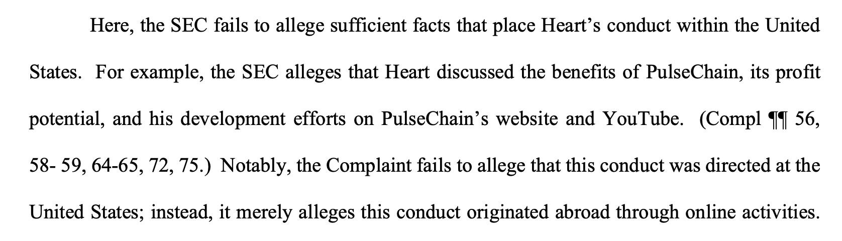 Jurisdictional Limits Sink SEC Crypto Case Against HEX’s Richard Heart image 0