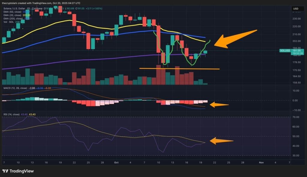 Solana sur le point d’exploser ? Ce signal technique annonce un rallye de +40 % image 1