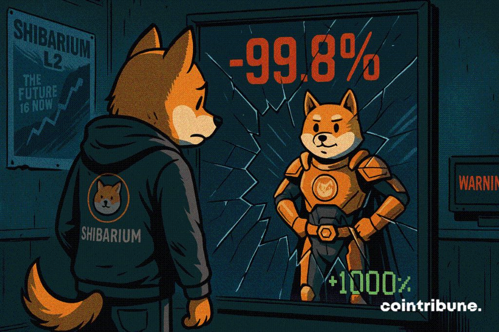 Crypto : Le Shibarium s'effondre de 99,8 % en dix jours image 1