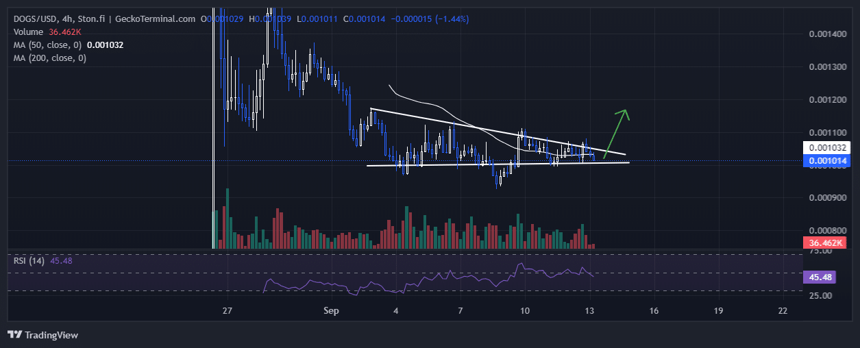 Dogs Price Prediction As Coinbase Announces DOGS Perpetual Futures And This Meme Coin Staking Project Goes Parabolic image 0