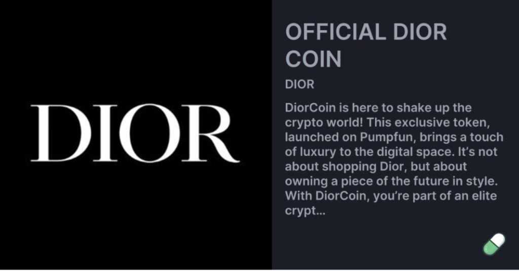 Dior Coin Anjlok 90% Setelah Akun Dior Diretas! image 0