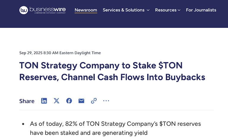 10月の仮想通貨：BTCが12万5千ドルに急騰、ETHが足場を固め、TONが実世界で普及 image 9